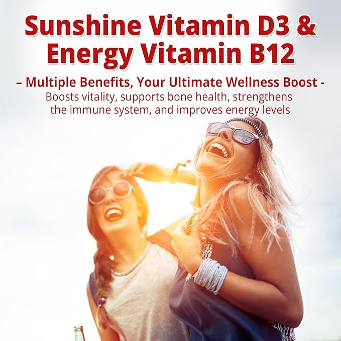 NEVISS Methylated Multivitamin Vitamin D3 + Vitamin B12 Gummies 3Pack