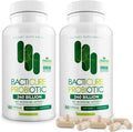 Bacticure Probiotic 120 Capsules | Probiotics Supplement w/High CFU Formula for Men &amp Women | Prebiotics &amp Digestive Enzymes for Digestion &amp Gut Health Vaginal Health Colon Cleanse Immu