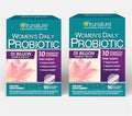 TRu Nature's Women's Daily Probiotic 25 Billion Viable Cells 10 Probiotic Strains 90 Vegetarian Capsules2 Packs