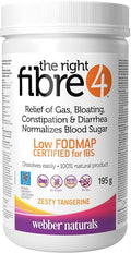 Webber Naturals Fibre 4 Zesty Tangerine 225 g Powder