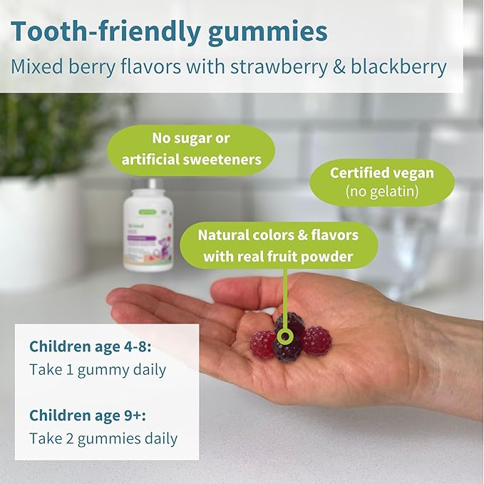 Vegan Omega-3 Algae Oil + Advanced Kids Multivitamin Gummy Bundle High Concentration DHA &amp EPA + Vitamin A B C D3 &amp E Clean Ingredients 60 Softgels + 90 Berry Flavor Gummies by Igennus