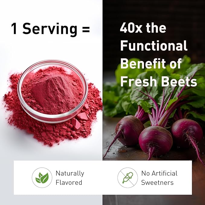 Unleash’d Organic Beet Root Powder 16 oz – 100% Pure Raw Superfood Non-GMO Nutrient-Rich Energy &amp Circulation Support