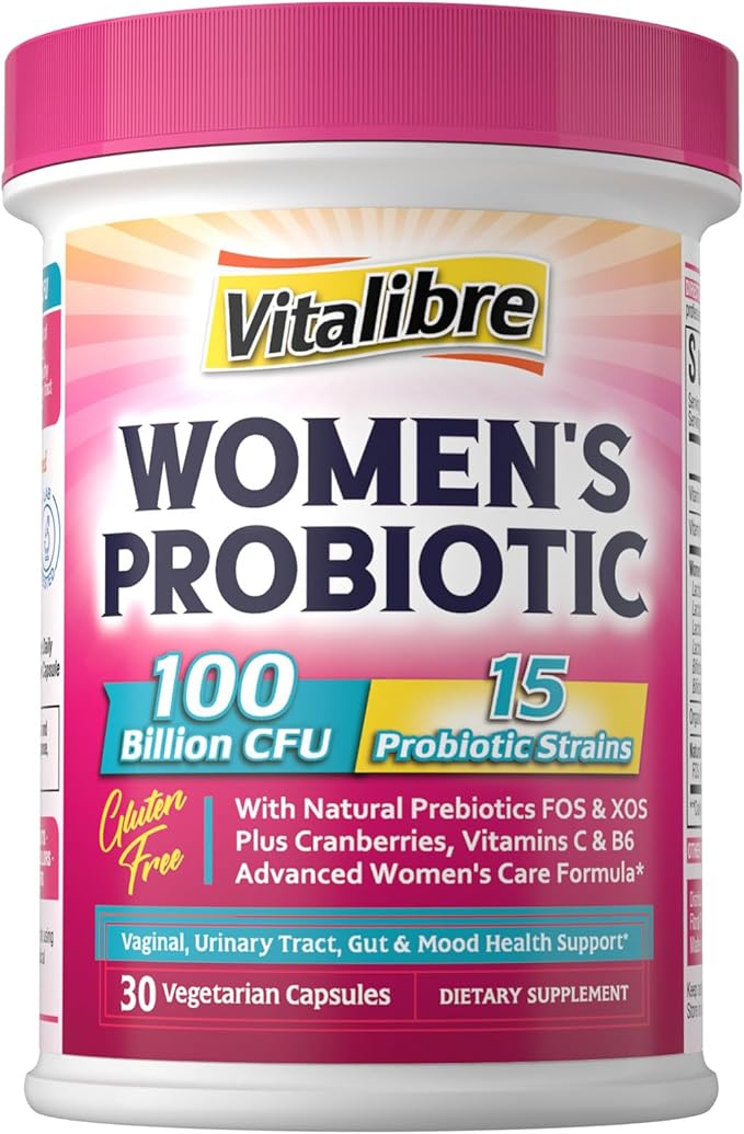 Women's Probiotics 100 Billion CFU &amp Magnesium Complex Supplement 10-in-1 420mg