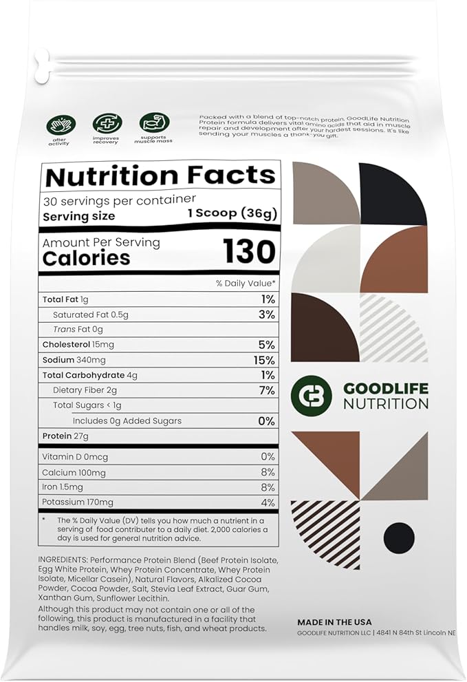 Protein Powder - 30 Servings - Protein from Beef - Chocolate Flavor