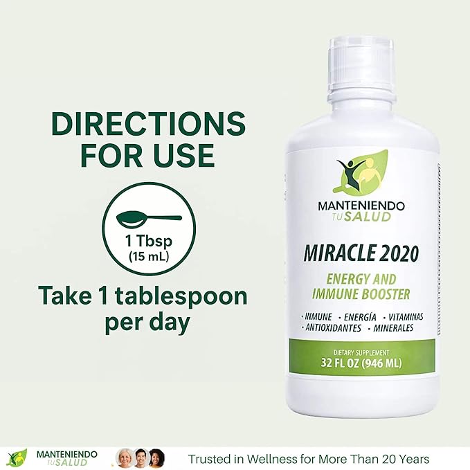 Miracle 2020 Liquid Multivitamin 32 Oz 32 ONZ