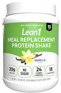 N53 Lean1 Meal Replacement Protein Powder Vanilla Flavor 15 Serving tub No Sugar Added