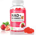 NAD Gummies for Women Men-1200mg Liposomal NAD+Resveratrol SupplementNicotinamide RibosideQuercetin for Anti-AgingCell ActivationDNA RepairStrawberry Flavor90 Count