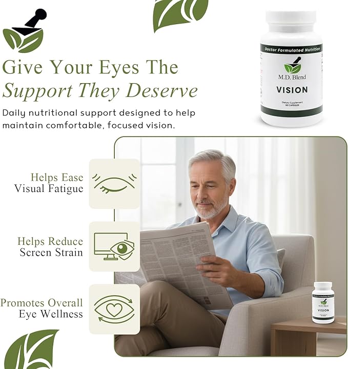 Vision Expertly Formulated Lutein and Zeaxanthin Supplements for Eye Health AREDS2 Preservision Support Astaxanthin Zinc Thiamine Eye Vitamins A &amp C - 30 Capsules (Pack of 1)