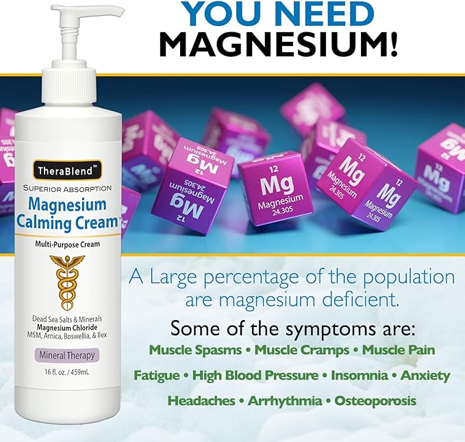 Magnesium Calming Cream 16 oz