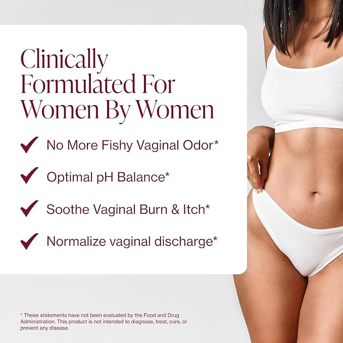 Pure Micronutrients pH Balance Vaginal Probiotics for Women - Odor &amp Itch Support - Vaginal Health Pills with Cranberry Lactobacillus &amp Prebiotics - Feminine Wellness Daily Supplement - 60 Ca