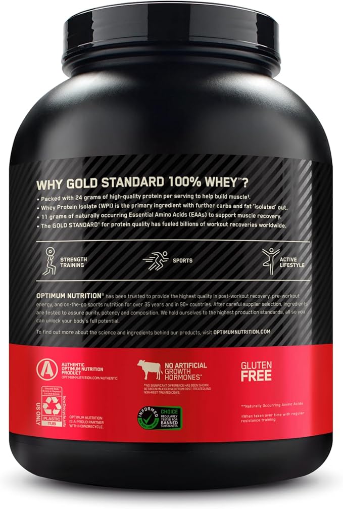 Optimum Nutrition Gold Standard 100% Whey Protein Powder Coffee 5 Pound (Packaging May Vary)