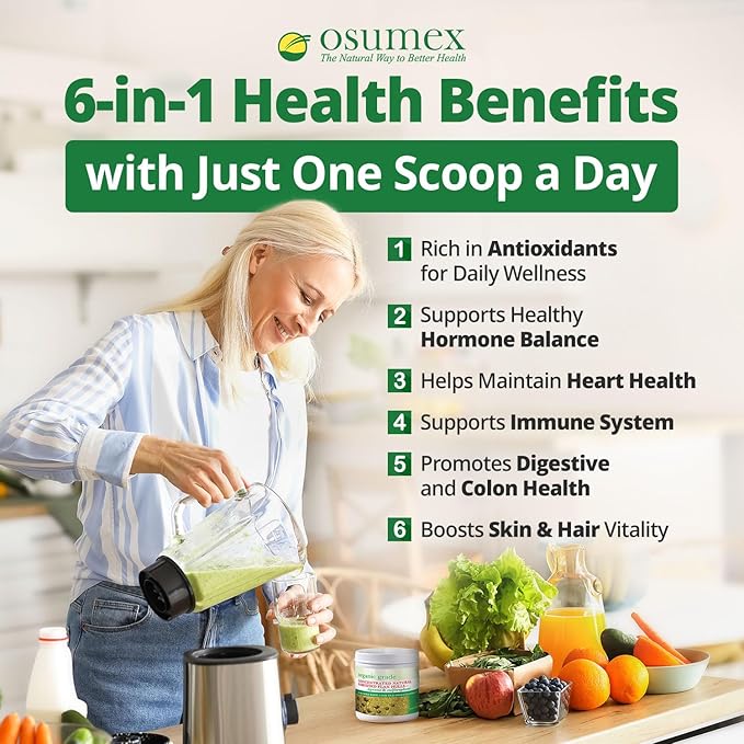 Fortified Flax Seed Hulls with Broccoli Sprouts Powder - 6 Ounce Organic Sulforaphane Supplement Organic Broccoli Nutrient-Rich Powder High Fiber Ground Flaxseed Antioxidant Supplement