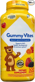 Kid's Gummy Vites Daily Multivitamin 300 Gummies 11 Essential Nutrients2-Years Older Cherry Strawberry Orange Bumbleberry Watermelon Flavors Pediatrician Recommended