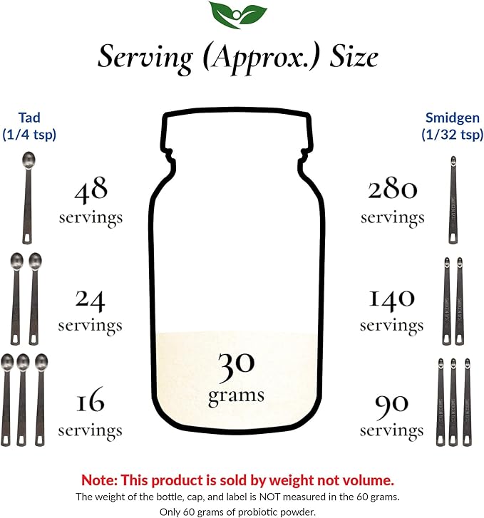 Foods For Gut Bifido Formula 320 Billion cfu's | Made in USA | Direct from Manufacturer | No Third-Party Storage | Digestive &amp Immune Support | May Help Leaky Gut Repair | 30 Grams (1.05 OZ)