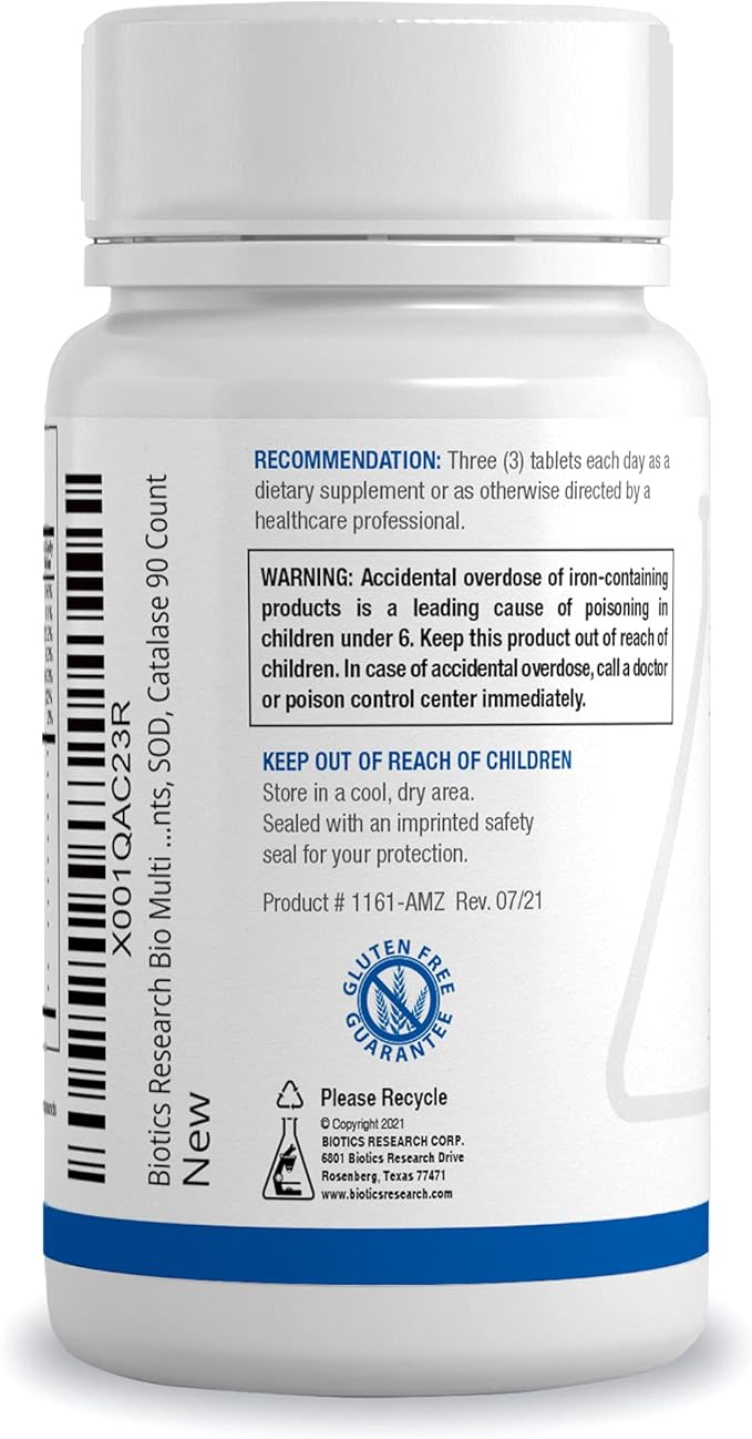 Biotics Research Bio-D-Mulsion Forte Vitamin D3 for Bone Immune &amp Heart Health + Bio-Multi Plus Multivitamin for Daily Nutritional Support – 1 fl oz &amp 90 Tablets