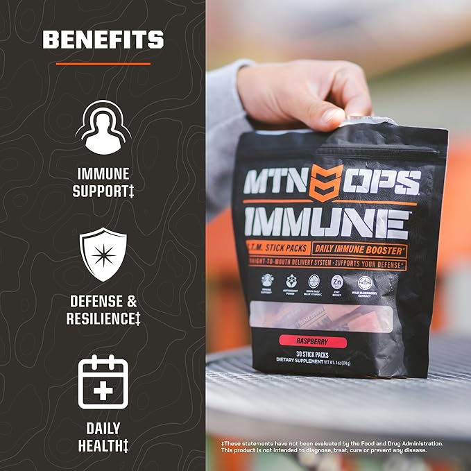 MTN OPS Immune STM Raspberry + Orange Citrus Bundle