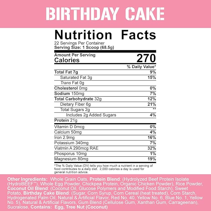 5% Nutrition Real Carbs + Protein (2 Pack Bundle) | Clean Mass Gainer Protein Powder | Real Food Carbohydrate Fuel for Pre Workout/Post-Workout Recovery Meal (Chocolate + Birthday Cake)