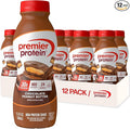 Premier Protein Shake Chocolate Peanut Butter 30g Protein No Added Sugar 24 Vitamins &amp Minerals to Support Immune Health 11.5 fl oz 12 Pack