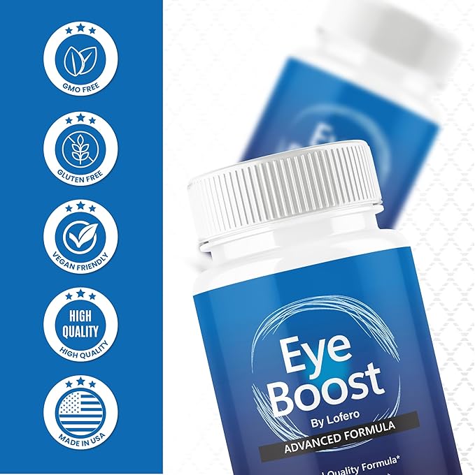 (3 Pack) Eye Boost Capsules EyeBoost Premium Eye &amp Vision Formula Advanced All-Natural Vitamin Supplement Pills for Eye Visual Sight - Overall Wellness Support Made in USA (180 ct)