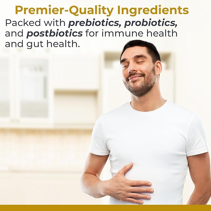 Premier Research Labs Premier Probiotic - Pre Pro Post Biotics for Women &amp Men Quad Biotic Quadbiotic Prebiotics Probiotics Postbiotics &amp Phytobiotics - 30 Vegetarian Softgel Capsules