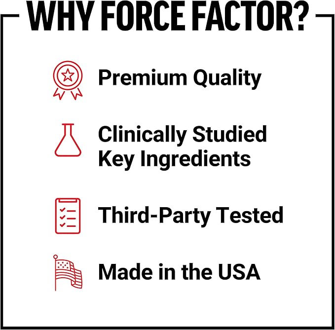 Force Factor ProbioSlim Akkermansia 60 Capsules + Hair Growth Accelerator Soft Chews