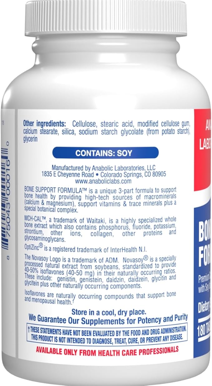 Clinical Calcium Complex Bone Supplement - Restorative Calcium Magnesium Zinc D3 Supplement for Bone Health Strength &amp Density Support with Antioxidant Bioflavonoids - High Absorption - 30 Serving