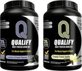 Cookies and Cream + French Vanilla Whey Protein Powder Bundle - Gluten-Free 25g Protein 5.5g BCAA 2.7g Leucine 1.4g Isoleucine 1.4g Valine