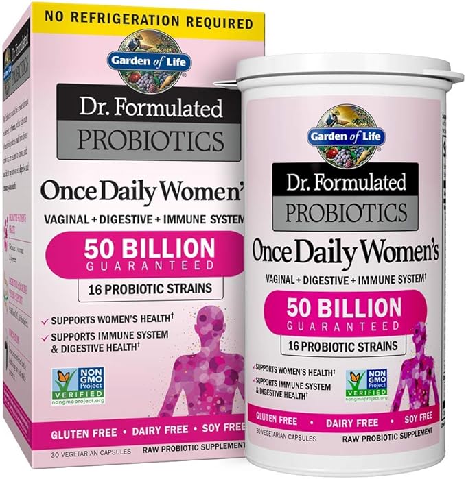 Garden of Life Multivitamin for Men Vegan 60 Count &amp Probiotics for Men 30 Capsules &amp Probiotics for Women &amp Prebiotics