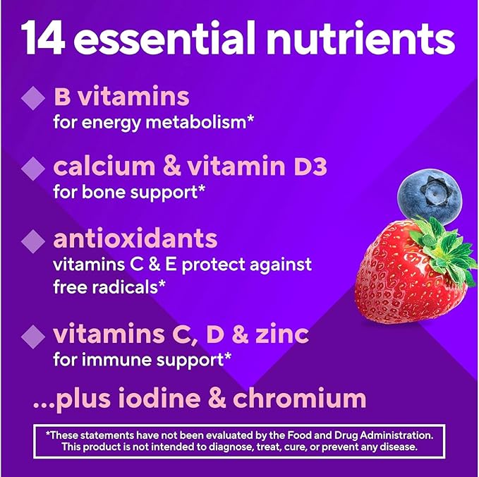 Vitafusion Womens Complete Multivitamin Adult Gummies Mixed Berries - 150 Ea 3 Pack