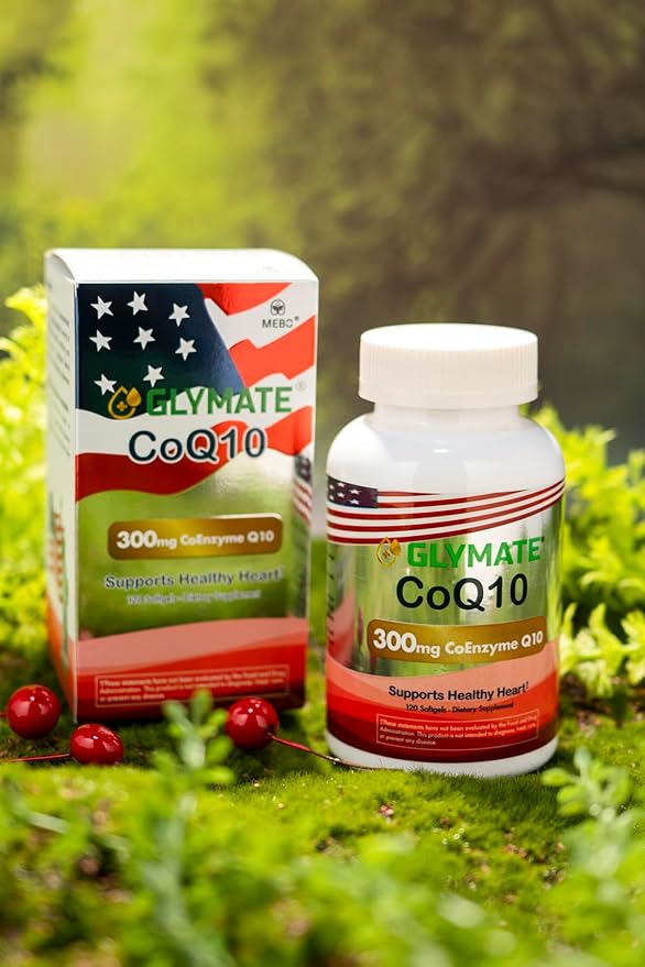 300mg CoEnzyme Q10 Support Healthy Heart with Non-GMO Soybean Oil for Optimal Benefits