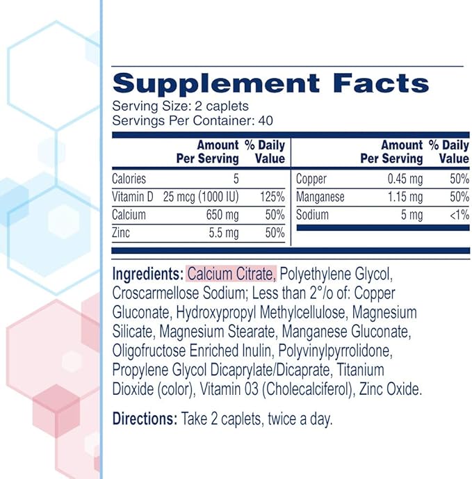 Citracal Calcium Citrate With Vitamin D Coated Caplets 180 Caplets (Pack of 2)