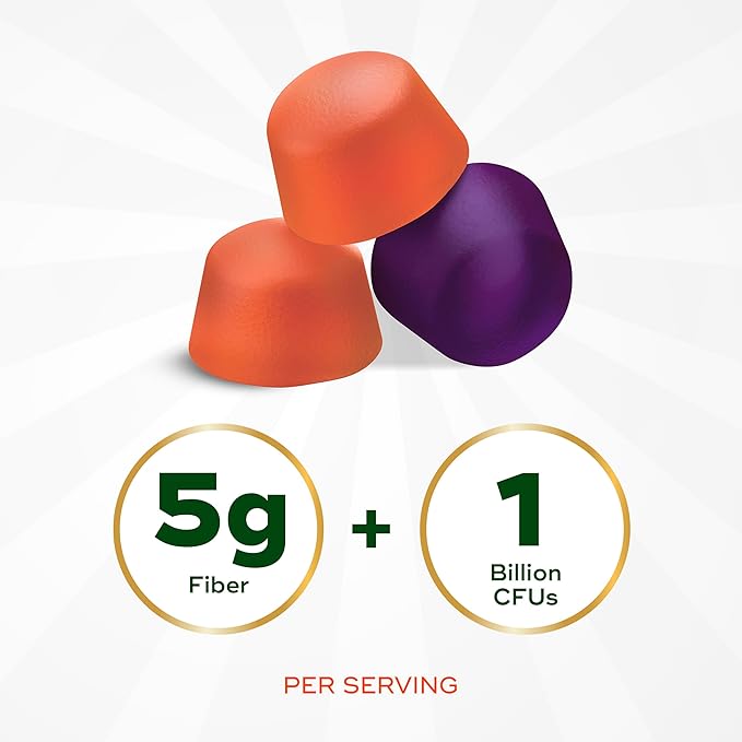 Align Probiotic Probiotics + Fiber Gummies Probiotics Help Relieve Occasional Bloating* Fiber Helps Support a Healthy Digestive System* #1 Doctor Recommended Probiotic Brand‡ 60 Gummies