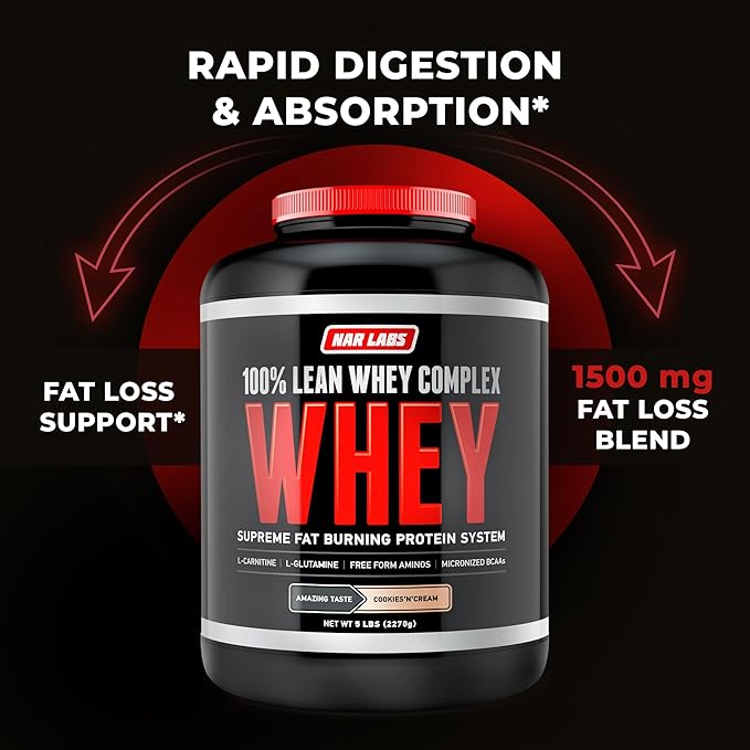 100% Lean Whey Complex 5lbs (Cookies &amp Cream)