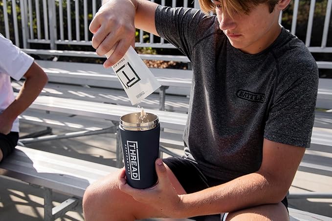 THREAD Performance Daily Fuel - Chocolate Brownie | All-in-One Sports Nutrition for Young Athletes | 21g Protein 60+ Organic Superfoods Vitamins &amp Minerals | 30 Servings