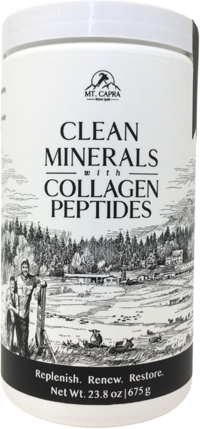Mt. Capra Deep 30 (Strawberry Splash) Mineral Whey and Clean Minerals with Collagen Peptides