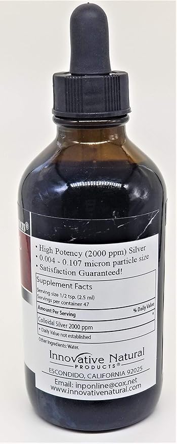 Colloidal Silver 2000 PPM 4 oz Liquid