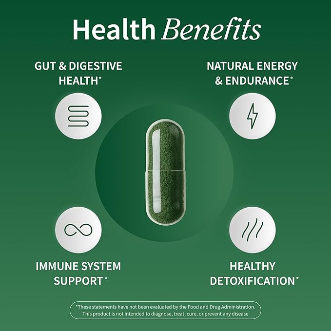 Snap Supplements Cholesterol Health + Organic Spirulina and Chlorella Bundle 60 + 120 Vegetarian Capsules