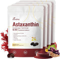 VivoNu Astaxanthin 24mg – Powerful Antioxidant Support for Skin Eyes &amp Immune System – 10-in-1 Formula with Lycopene Grape Seed Vitamin E &amp Zinc – Triple Strength 960 Softgels 4 Bag
