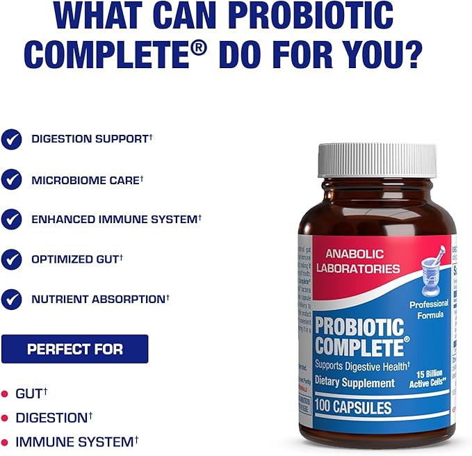 Advanced Digestive Probiotics for Women &amp Men - 4 in 1 Quadbiotic for Women &amp Men with Lactobacillus and Bifidobacterium Probiotics for Digestive Health Bloating and Constipation - 100 Serving