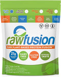 Rawfusion Vegan Protein Powder Vanilla Bean – 30 Servings 21g Plant-Based Protein Low Net Carbs Non-Dairy Gluten-Free Soy-Free Kosher Non-GMO 2.06lbs
