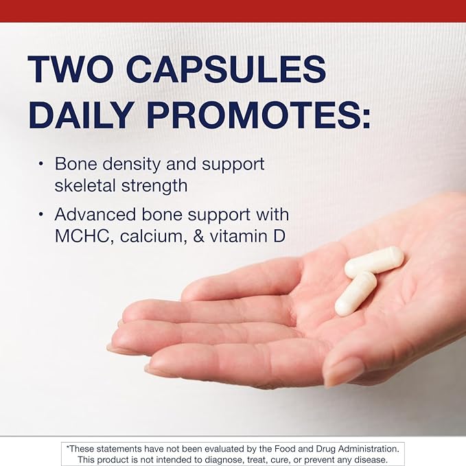 Metagenics Bone Builder Plus - MCHC Supplement for Bone Health* - High-Absorption Formula with Calcium Phosphorus &amp 2000 IU Vitamin D - Non-GMO &amp Gluten-Free - 90 Capsules