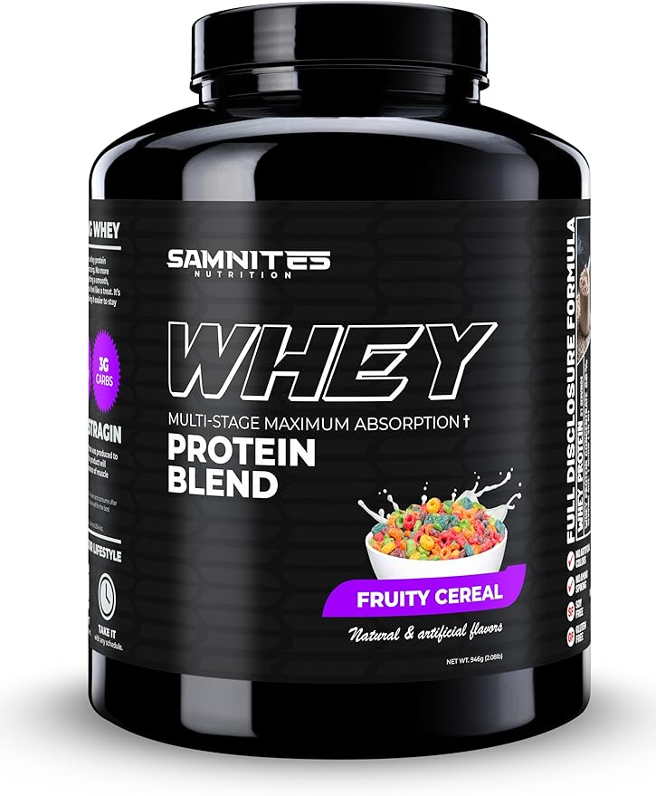 Whey Protein Blend Fruity Cereal Whey: Full-Disclosure Ultra-Delicious Premium Protein