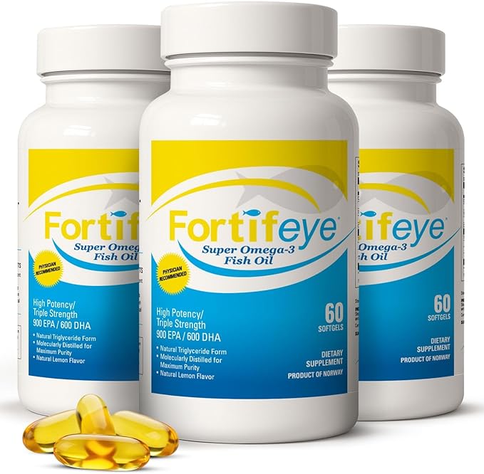 Omega 3 Fish Oil 180Count 1600 mg Made in Norway - High Potency Fish Oil Omega 3 Supplements Triglyceride Form with EPA and DHA Supplements for Women and Men No Fishy After Taste Natural Lemon Flavor