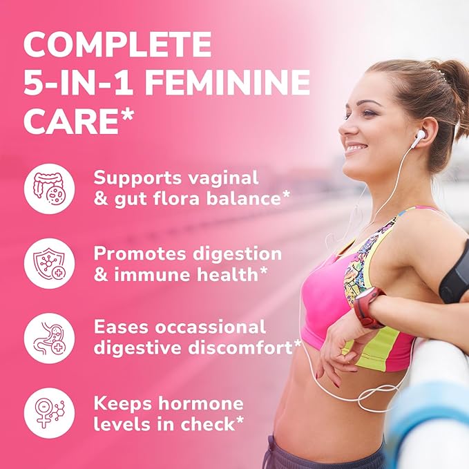 Women's Probiotics 100 Billion CFU &amp Vitamin D3 K2 10000 IU
