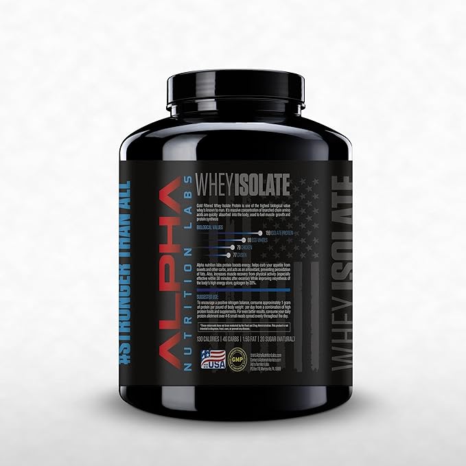 Whey Isolate Protein Powder - Banana Flavor 28g of Protein Protein Source Low Carb Classic Specialty