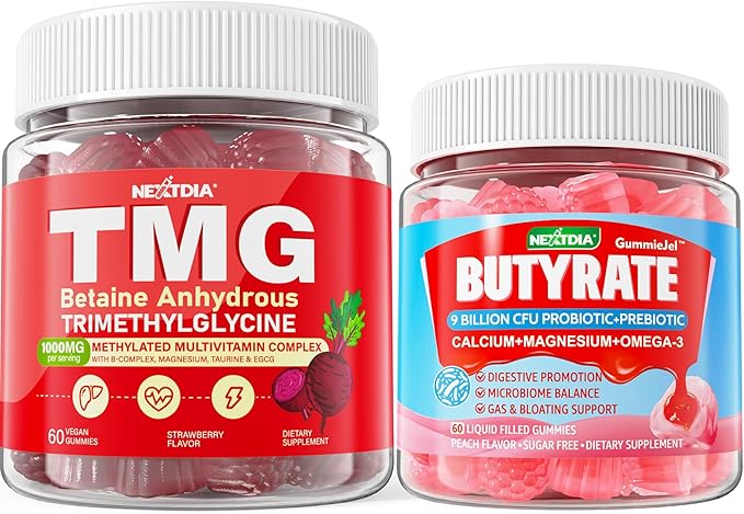 Butyrate TMG Supplements Gummies 4Pack