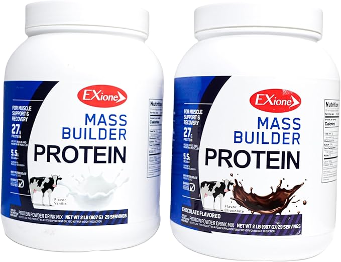Mass Gainer Whey Protein Supplement Optimum Nutrition Muscle Builder Vanilla Flavor Organic Gluten Free Exione 27g Pure Powder Sports Recovery