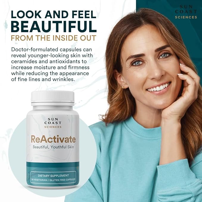 ReActivate Your Skin’s Beauty from Within with Dr. Rosenberg’s Special Skin Health Formula - 30 Count (Pack of 3)