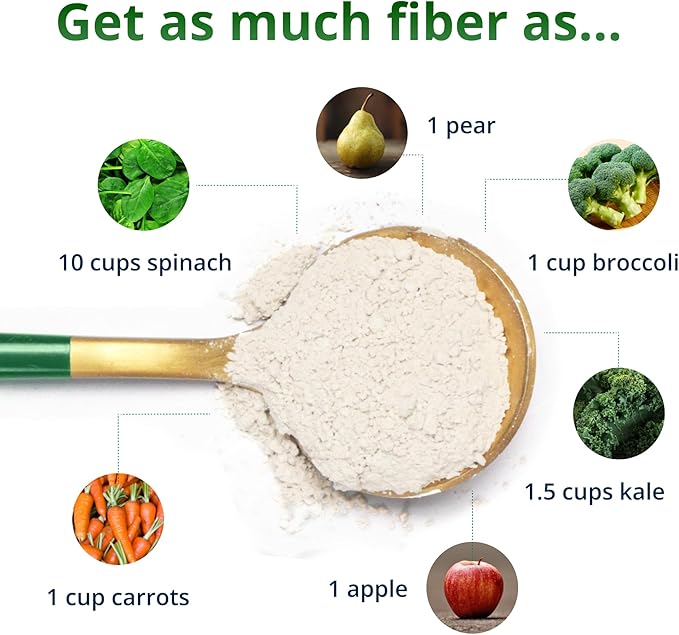 Metagenics UltraFlora Fiber Prebiotic &amp Probiotic - 3-in-1 Triple Action Gut Support Powder for Daily Regularity and Microbiome Balance - Smooth Non-Gritty Formula - 30 Servings