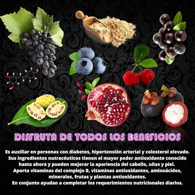 Kosmos Resveratrol Acaí Noni Complejo B